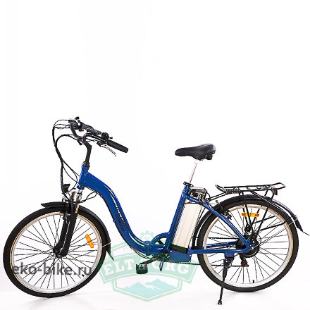 Складной электровелосипед Elbike Galant Big Standart  Blue Голубой