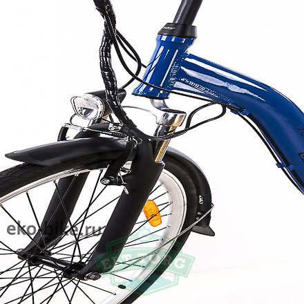 Складной электровелосипед Elbike Galant Big Standart  Blue Голубой