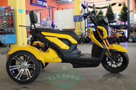 Электротрицикл Mytoy Sport 1000 W Желтый Электротрицикл Mytoy Sport 1000 W Желтый