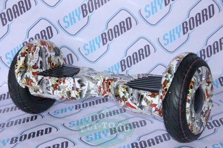 Гироскутер SkyBoard SUV APP 10,5 Черепа Гироскутер SkyBoard SUV APP 10,5 Черепа