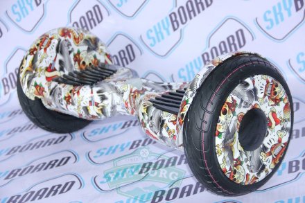 Гироскутер SkyBoard SUV APP 10,5 Черепа Гироскутер SkyBoard SUV APP 10,5 Черепа