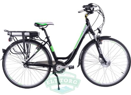 Электровелосипед Totem Black Aqua E-City