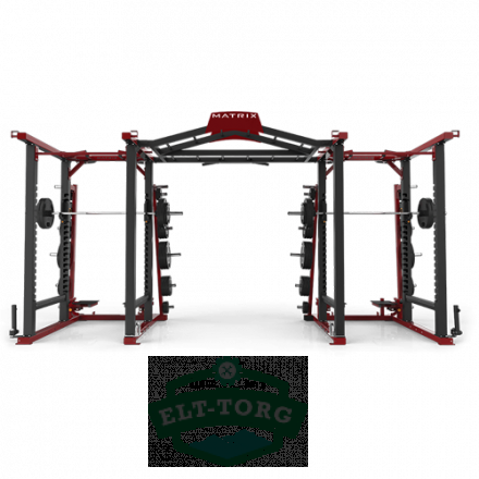 MATRIX MAGNUM MG-MR47x2 Силовая рама DOUBLE MEGA RACK (СЕРЕБРИСТЫЙ)