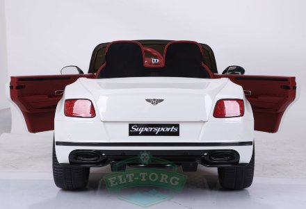 Детский электромобиль BENTLEY CONTINENTAL SUPERSPORTS JE1155 белый (ЛИЦЕНЗИОННАЯ МОДЕЛЬ)