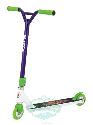 Самокат Razor Beast v3 Бело-фиолетовый
