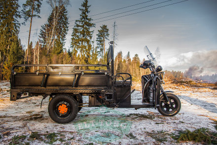 Грузовая электрическая тележка Rutrike D4 1800 60V1500W LUX