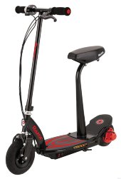 Электросамокат для ребенка с сиденьем Razor Power Core E100S 100w Красный