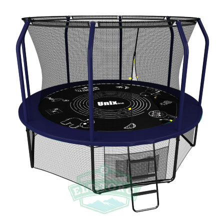 Батут UNIX line SUPREME GAME 8 ft (blue) Батут UNIX line SUPREME GAME 8 ft (blue)