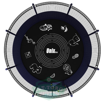 Батут UNIX line SUPREME GAME 8 ft (blue) Батут UNIX line SUPREME GAME 8 ft (blue)