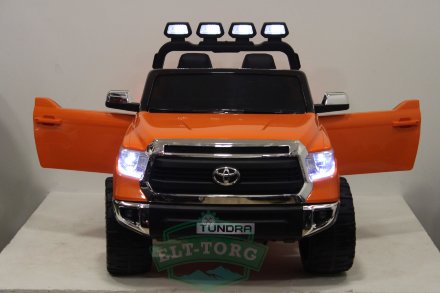Детский электромобиль TOYOTA TUNDRA JJ2255 оранжевый (ЛИЦЕНЗИОННАЯ МОДЕЛЬ)