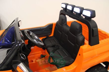 Детский электромобиль TOYOTA TUNDRA JJ2255 оранжевый (ЛИЦЕНЗИОННАЯ МОДЕЛЬ)