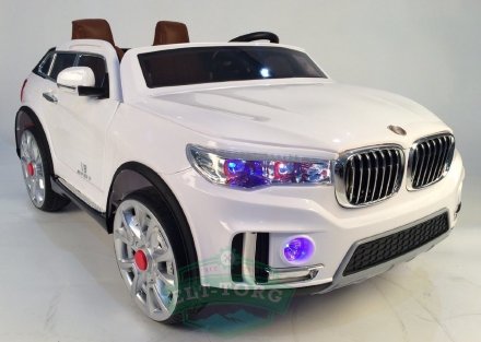 Электромобиль RiverToys BMW M333MM-WHITE Электромобиль RiverToys BMW M333MM-WHITE