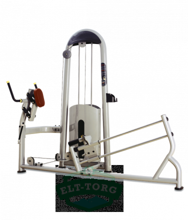 BRONZE GYM K-016A Разгибание ног стоя (КОРИЧНЕВЫЙ)