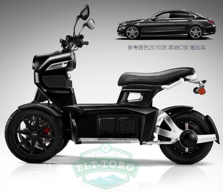 Электроскутер iTank Doohan EV3 Pro 3000W черный