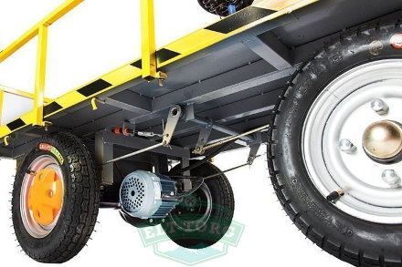 Платформенная тележка электрическая RuTrike СКЛАД 1500 Платформенная тележка электрическая RuTrike СКЛАД 1500